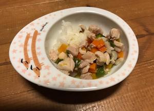 鶏肉とかぼちゃのスープごはん