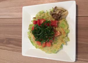 家族みんなでお好み焼き