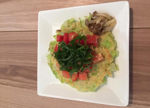 家族みんなでお好み焼き