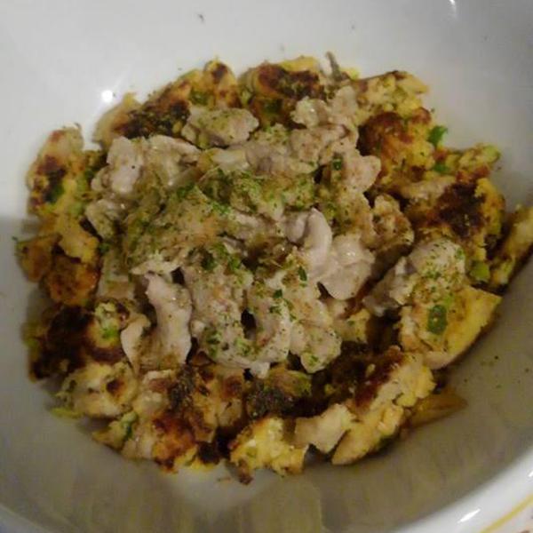 Prevents summer fatigue! Soybean flour okonomiyaki with plenty of yam