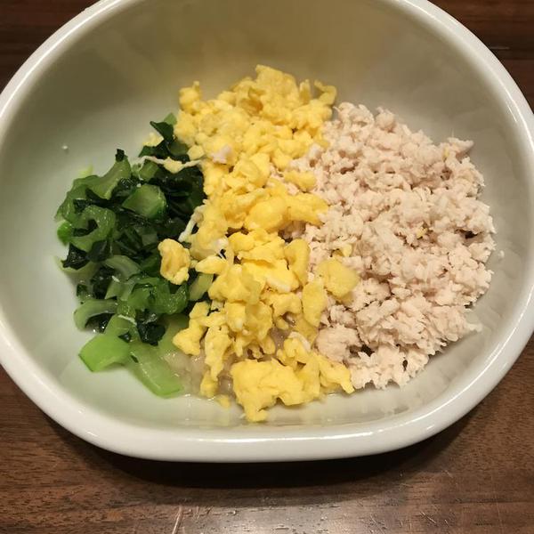 犬ご飯レシピ 三食丼 By凪 No 15 わんわんシェフ見習い中