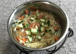 夏野菜さっぱりパスタ