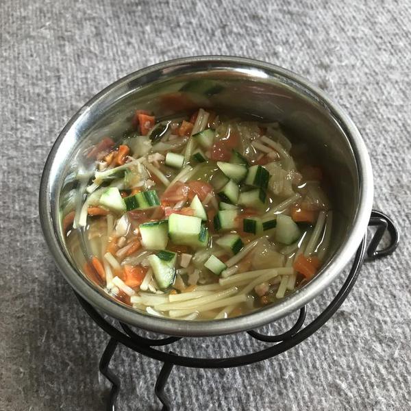 夏野菜さっぱりパスタ