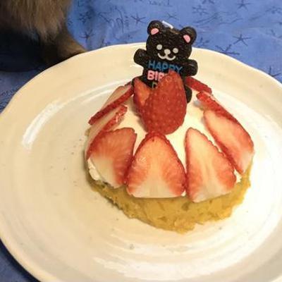 さつまいものバースデイケーキ