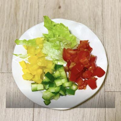 夏にぴったりサルサ風そうめん