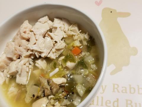 ガン予防したい野菜の煮込み+ささみ