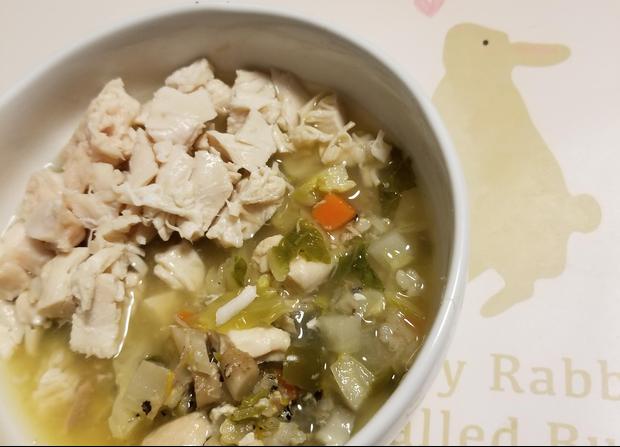 ガン予防したい野菜の煮込み+ささみ