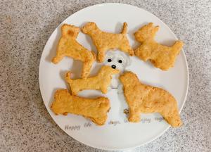 Minced chicken rice flour dog cookies