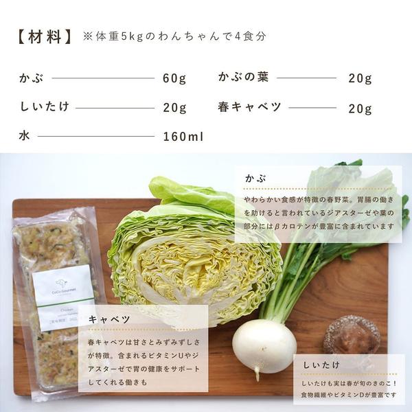 犬ご飯レシピ 春野菜とココグルメのスープ By手作りご飯ココグルメ No 97 わんわんシェフ見習い中