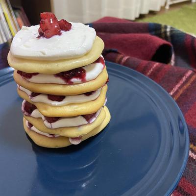 ペット用HMで作るクリスマスパンケーキ