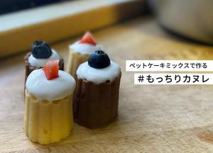 ペット用HMで作る＃もっちりカヌレ