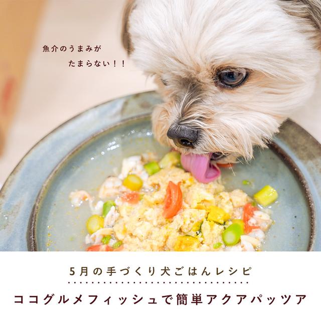 犬ご飯レシピ】ココグルメフィッシュで簡単アクアパッツァ by【公式