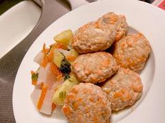 鮭のワンバーグ