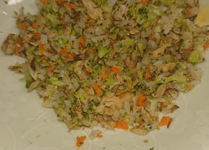 Canned mackerel fried rice