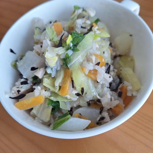 ゴン太の鶏胸肉とひじきの腸活ごはん