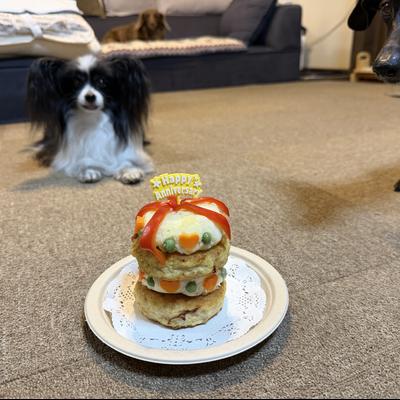 鶏ハンバーグケーキ