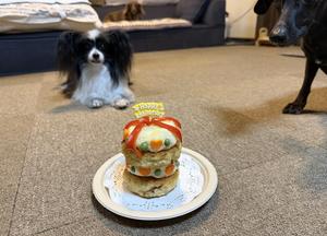 鶏ハンバーグケーキ