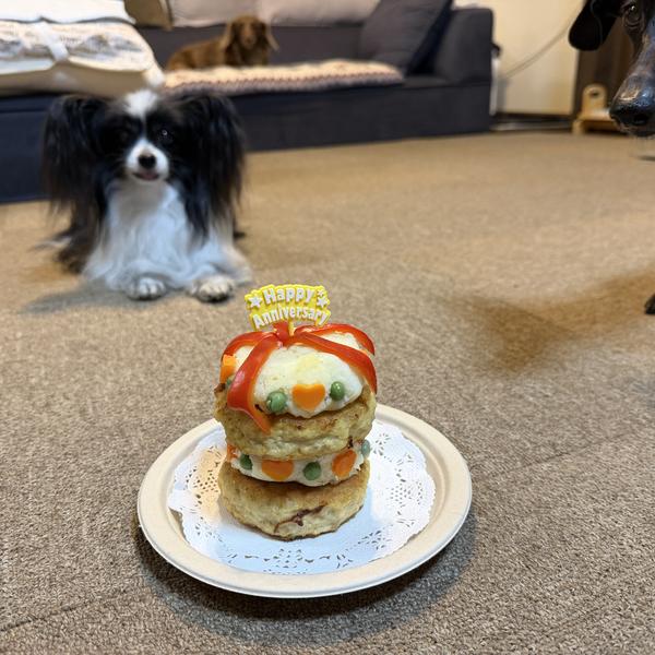 鶏ハンバーグケーキ